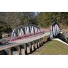 Buy cheap Amphibious Steel Truss Bridge , Truss Suspension Bridge Hot Dip Galvanized Surface Protection from wholesalers