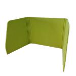 Office School Desk Foldable Polyester Fiber Acoustic Panel Dividers 3mm 25mm