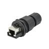 Buy cheap CuZn PA66 Waterproof Rj45 Panel Mount Jack 8P8C Watertight Rj45 Connector from wholesalers
