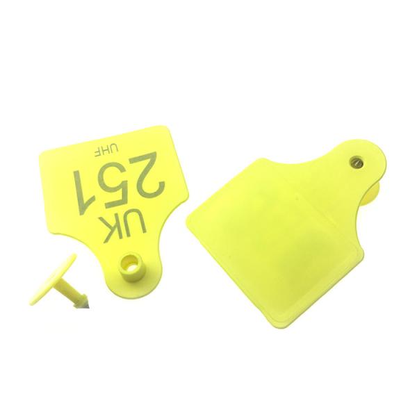 Buy cheap 860-960MHz TPU Animal Ear Tags Farm Livestock Identification 101x77 Mm from wholesalers