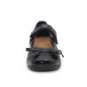 Buy cheap Handmade 3D Bow Plaid Leather Shoes BSCI Shallow Toe For Students from wholesalers