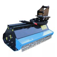 Buy cheap Q355B Mechanical Flail Mower For Excavators 800mm Cutting Orange/Black CE product