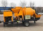 Small Hydraulic Diesel Concrete Pump Trailer Mounted Wear Resistant Alloy Made