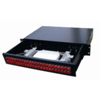 Buy cheap 1U Rack Mount Fiber Optic Patch Panel 48 Port FC/SC/LC/ST product