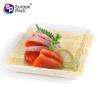 Buy cheap Newest design 10 inch square shape takeaway disposable patisserie sushi packaging tray from wholesalers