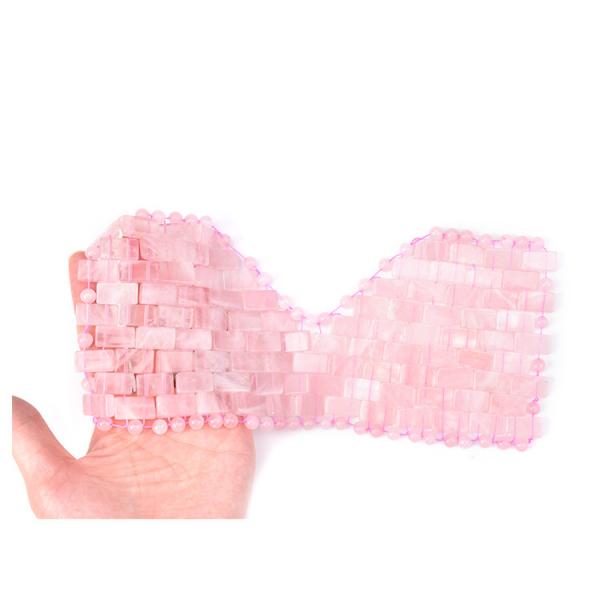Buy cheap 25cm Pink Natural Stone Eye Jade Sleep Mask Wrinkle Remover from wholesalers