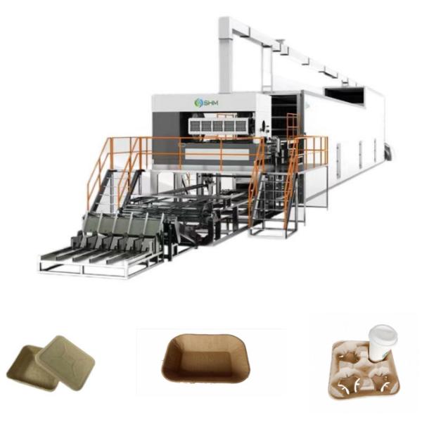 Buy cheap Disposable Paper Tray Making Machine Automatic Molded Pulp Machine from wholesalers