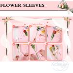 Clear Flower Bouquet Sleeves Bouquet Bags For Single Rose Wrapping Paper