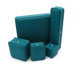 Custom Logo Printing Luxury PU Jewelry Box Portable Travel Earring Jewelry