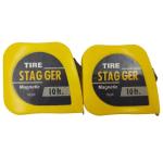 Custom Logo Steel Racing Tire Stagger Tape Measure 10 Feet * 1/4" Steel Blade