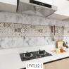 Buy cheap Self Adhesive Removable Decorative Tile Stickers for Wall Peel and Stick Moroccan Tiles Backsplash Waterproof Kitchen from wholesalers