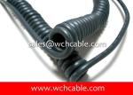 UL20234 1000V UL Approved PUR Spiral Cable High Flexibility For Instrumentation