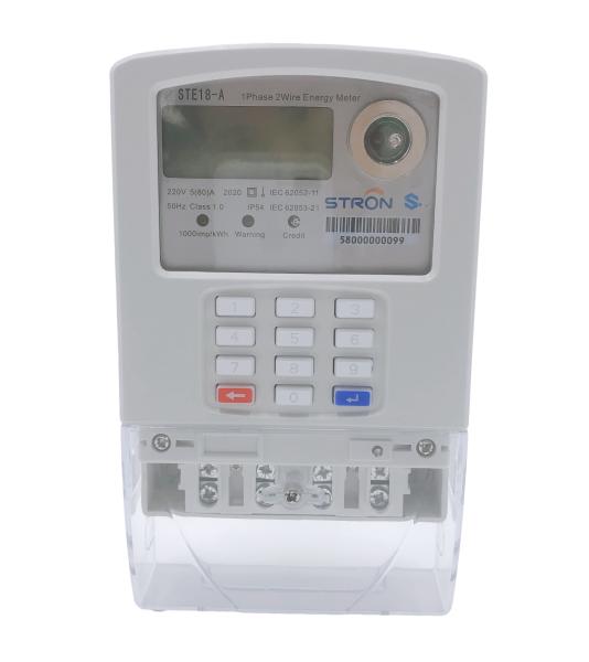 Stron STS Standard Prepaid Keypad Single Phase Electricity Measurement Meter