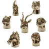 Buy cheap Luxury Luxury Zodiac Head Portrait Zinc Alloy Perfume Cover , Logo Size Can Be Customized from wholesalers