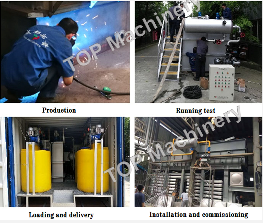 Lightweight Inward Screen Rotary Drum Filter for Small Industry Wooden Box CE ISO9001