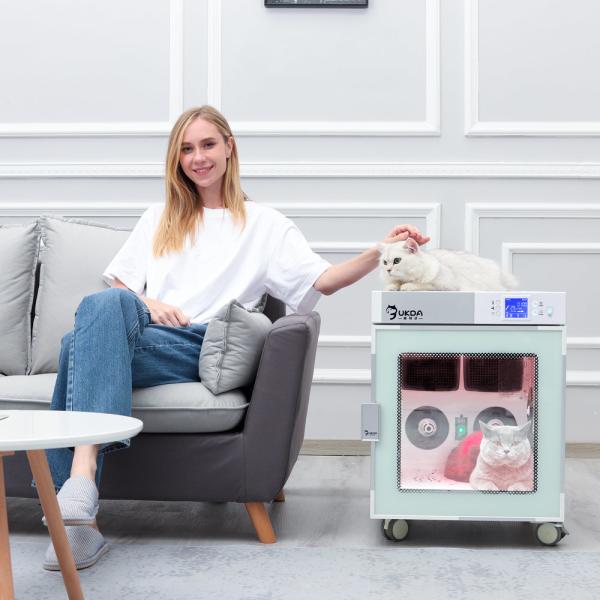 Buy cheap Motor Pet Drying Box Negative Ion Bath Near Infrared Therapy 1200W from wholesalers