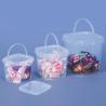 Buy cheap Pastic Handle Small Square Plastic Buckets for Transparent Food Packaging from wholesalers