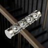 Buy cheap Sleek PSS Stainless Steel Handrails with Crystal Accents for Glass Balustrades from wholesalers