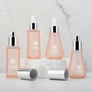 Buy cheap Customized PETG Lotion Serum Bottle Packaging 50ml Hot Stamping from wholesalers