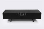 Living Room Metal Legs Ash Wood Modern Coffee Table With Drawers