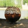 Buy cheap 3mm Thickness Corten Steel Wood Burning Fire Pit In Backyard from wholesalers