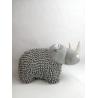 Buy cheap Soft Plush Stuffed Animal Chenille And PP Cotton Filling Cute Grey Rhinoceros Toy Baby Comfort Toy from wholesalers