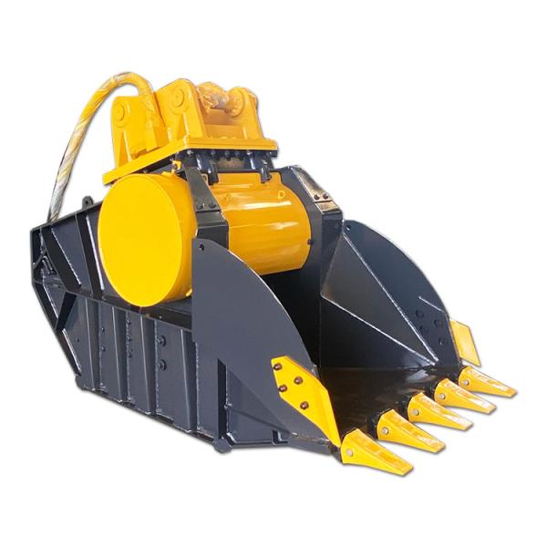 Buy cheap Construction Loader Fine Screening Bucket Limestone Concrete Quarry Stone Jaw Crusher Bucket from wholesalers