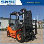 High Lift 2500kg LPG Gas Forklift with Luxury Suspension Seat and Lift Height