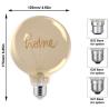 Buy cheap 2200K Flexible LED Bulb G125 Letter Home Amber Vintage Light Bulbs 125*175mm from wholesalers