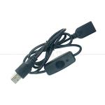 Indicator Blue Light Waterproof Silicon Cover Push Button Male to Female Power