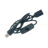 Buy cheap Waterproof Cover Indicator Light Male to Female USB Power ON OFF Charging Switch Cable for Led Lamp Strip from wholesalers