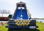 Outdoor Commercial Giant Toboggan Inflatable Long Blow Up Water Slide Climbing