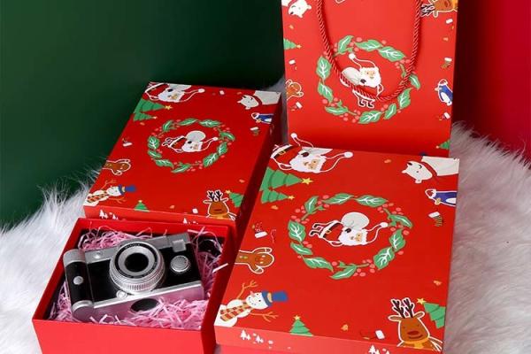 Santa Claus Christmas Gift Box custom packaging box New Year Party Candy