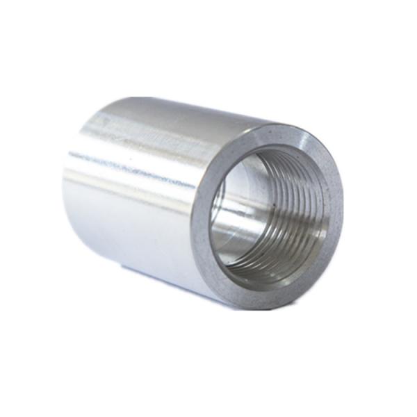Buy cheap 3000lb / 6000lb Forged Pipe Fittings Npt Thread Stainless Steel Coupling from wholesalers