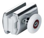 SS304 5mm Width Single Wheel Shower Door Roller Runners For Curved Door