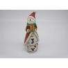 Buy cheap Eco Friendly Polyresin Crafts Father Christmas Figures Gift Box JOY Hollow LED Light from wholesalers