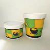 Buy cheap Disposable Bowls For Ice Cream With Cover , Paper Ice Cream Tubs Pe Coated from wholesalers