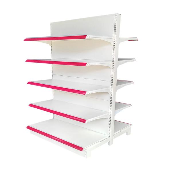 Buy cheap Factory Price double side steel supermarket shelves-5-layers-Gondola from wholesalers