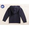 Buy cheap Hoody Boys Black Cardigan Sweater , Buttons Up Boys Knitted Cardigan Anti - Shrink from wholesalers