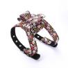 Buy cheap No Pull Leather Adult Dog Walking Training Harness With Bow Floral Design from wholesalers