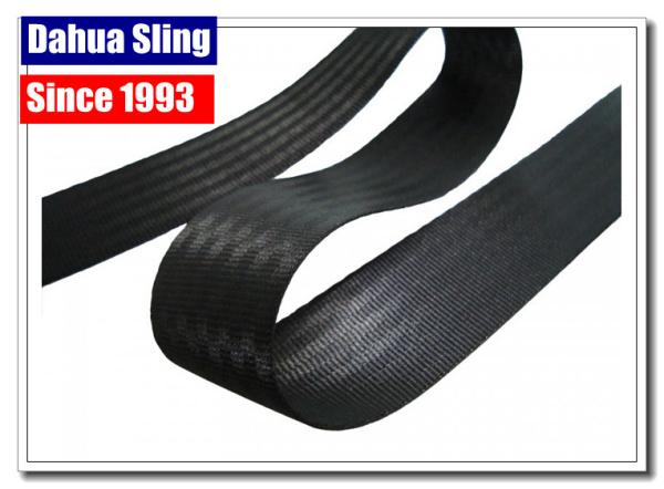 Buy cheap Polyester Lashing Webbing Black Webbing Straps 6600# BS 300 Foot Roll from wholesalers