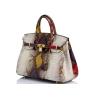 Buy cheap Platinum Sloping Across Single Shoulder Bag Snake Pattern Cow Leather from wholesalers