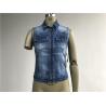 Buy cheap Fashion Ladies Denim Jacket Button Through Sleeveless Denim Jacket TW72959 from wholesalers