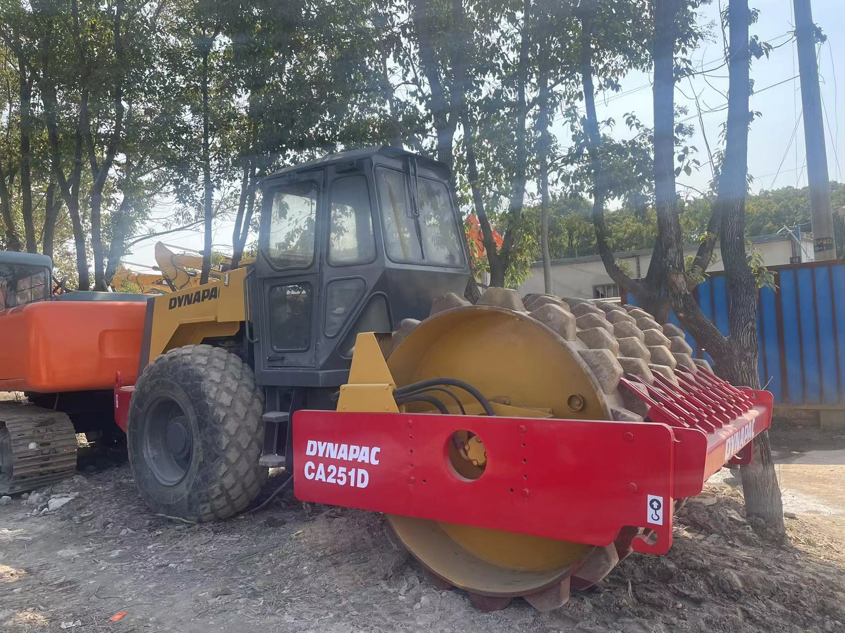 Used Dynapac Road Roller Ca251d Compactor Machine With Cummins Engine