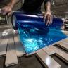 Buy cheap 36 Inch X 600 Feet Easy Mask Floor Protection Film Blue Hard Surface Protector from wholesalers