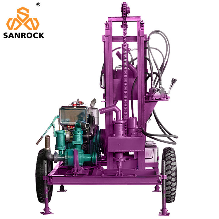 Compact Portable Water Well Drilling Rig Equipment Rotary Borehole Small Water Well Drilling Rig
