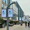 Buy cheap outdoor street lighting pole led display P4 Light Pole Led Screen from wholesalers