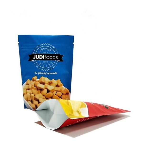 Buy cheap Custom printed potato chip plastic bags with own logo zipper packaging bags from wholesalers