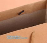 Manufacturer Shopping White Kraft Paper Carrier Bag,Luxury recycled custom