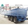 Buy cheap 3 axle Drop Side Wall Flatbed Trailer from wholesalers
